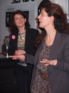 Quelques consignes, top départ avec Mélanie Simonetto (à gauche) et Cécile Louyot