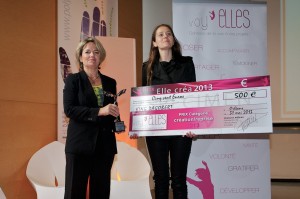Lauréate dans la catégorie création, la dirigeante Valérie-Anne Delaidde pour son activité de e-commerce King Dagobert (sous-vêtements masculins...royaux)
