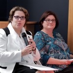 Corinne Leveleux-Teixeira, élue au Conseil régional Centre et Sophie Savignac, directrice de la Boutique de Gestion