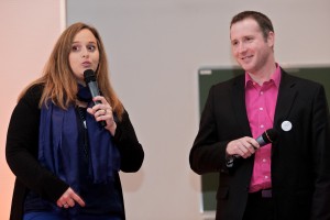 Encore un sketch : Vanessa de Broucker et Laurent Deruet tordent le cou aux idées reçues sur l'entrepreneuriat au féminin