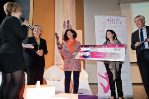 Lauréates dans la catégorie Innovation : catégorie entreprise innovante : Nathalie Chapeau et Séverine Vallefont pour le, Coiffeur végétal.